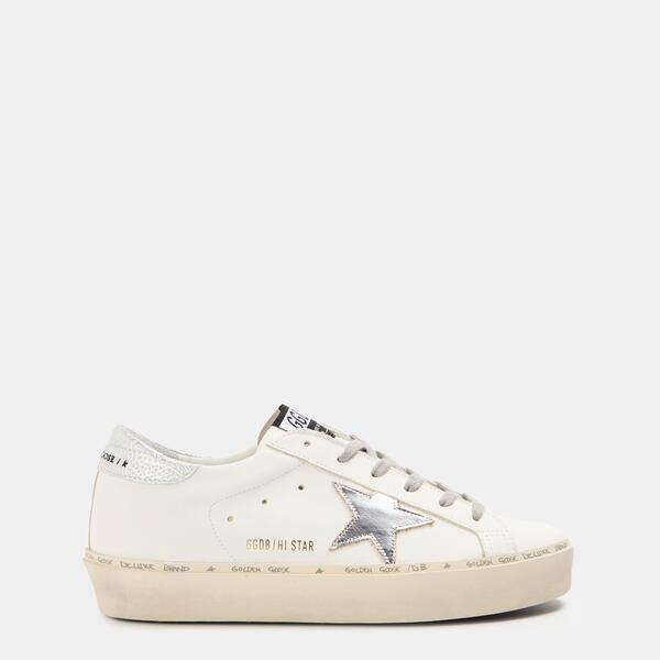ゴールデングース レディース シューズ スニーカー Golden Goose Hi Star White/Silver 白いこと