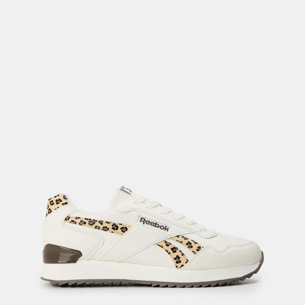 リーボック レディース シューズ スニーカー Reebok Glide Ripple Clip Ladies Trainers Chalk/Leopard 車輪止め