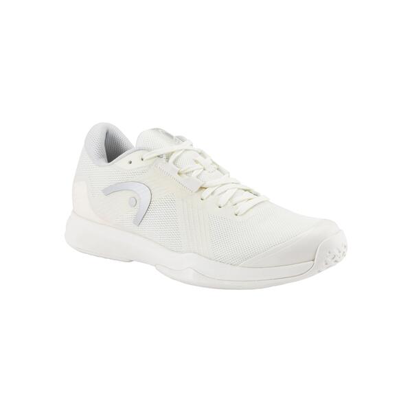 尖端 レディース シューズ スニーカー 刷り上げる HEAD Sprinteam 4.0 Womens Tennis / Padel Shoes Ch White L Grey 白いこと