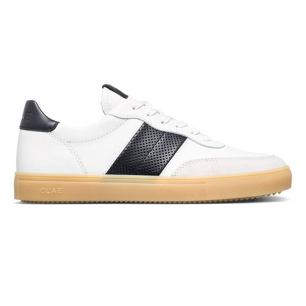 クラエ メンズ シューズ スニーカー Clae Unisex Adults Low-Top Trainers Wht/Blk/Gum