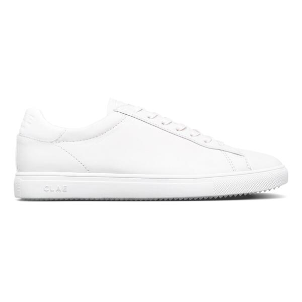 クラエ メンズ シューズ スニーカー Clae Unisex Adults Low-Top Trainers Triple Wht/Lth