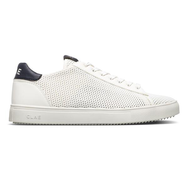 クラエ メンズ シューズ スニーカー Clae Unisex Adults Low-Top Trainers Wht/Navy/Cactus ネイビー|ReVida 店