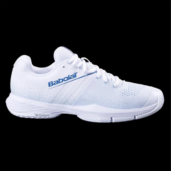 バボラ レディース シューズ スニーカー Babolat Women\u0027sensa Padel Trainers White/Cool Blue 白いこと