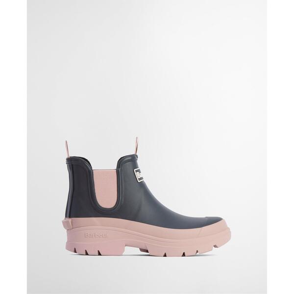 バブアー レディース シューズ ブーツ・レインブーツ アンクル Barbour Nimbus Ankle Wellingtons Grey/Gardenia 薄墨色