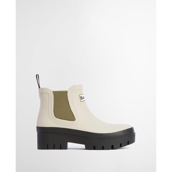 バブアー レディース シューズ ブーツ・レインブーツ アンクル Barbour Halton Ankle Wellingtons Light Oak/Oliv