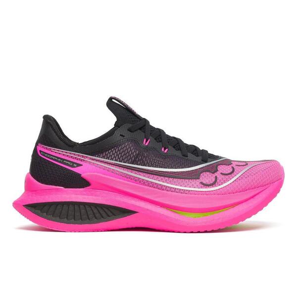 サッカニー レディース シューズ スニーカー Saucony Endorphin Pro 5 Black/Shock 黒いこと