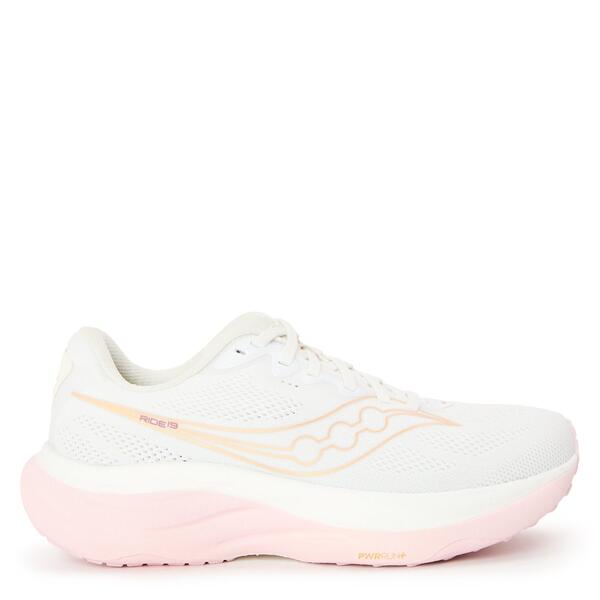 サッカニー レディース シューズ スニーカー Saucony Women\u0027s Ride Running Shoes White/Silk 白いこと