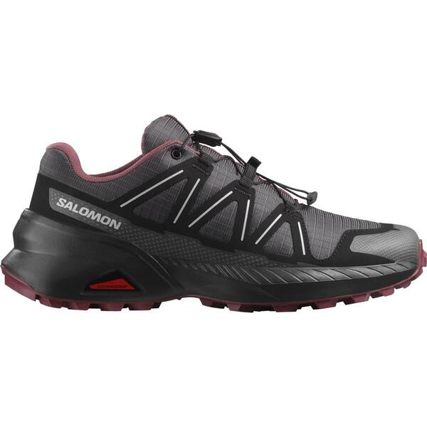 サロモン レディース シューズ スニーカー Salomon Speedcross Peak Trail Running Shoes Womens Asphalt/Black 黒いこと