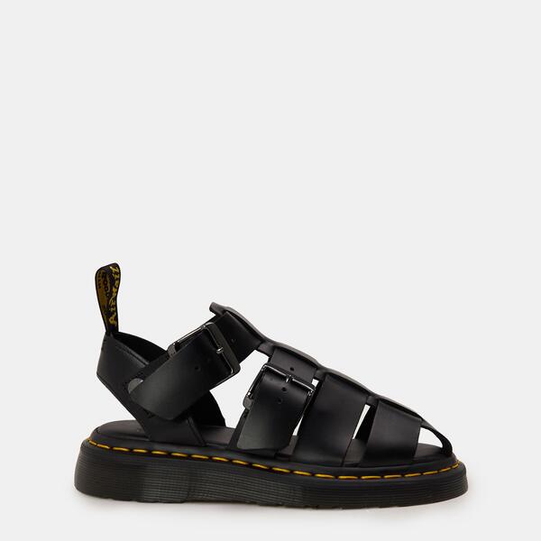御医者さんマーチン レディース シューズ サンダル Dr Martens Garin Fisherman Sandal Black 黒いこと