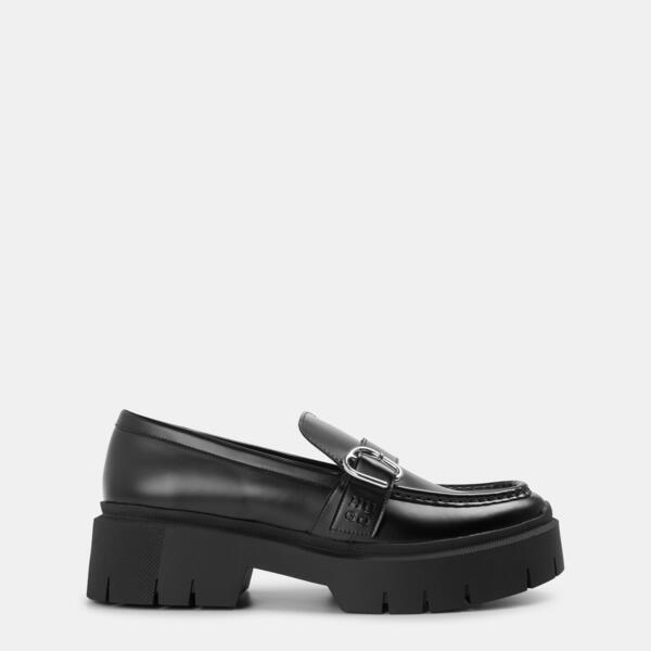 フューゴ レディース シューズ パンプス 置き目毛皮 Hugo Women\u0027s Kris Loafers Black 001 黒いこと