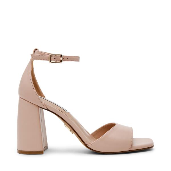 スティーブ マデン レディース シューズ サンダル 踵 Steve Madden Women\u0027s Heeled Sandals Blush Leather 毛はらい