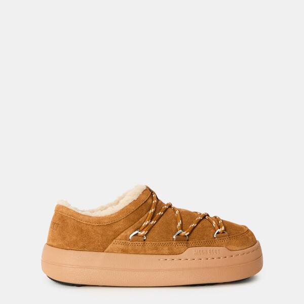 お月さまブーツ レディース シューズ パンプス Moon Boot Womens Park Slipper Cognac