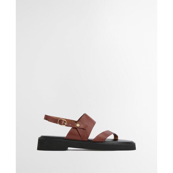 バブアー レディース シューズ サンダル Barbour Dakota Sandal Womens Brown 赤銅色