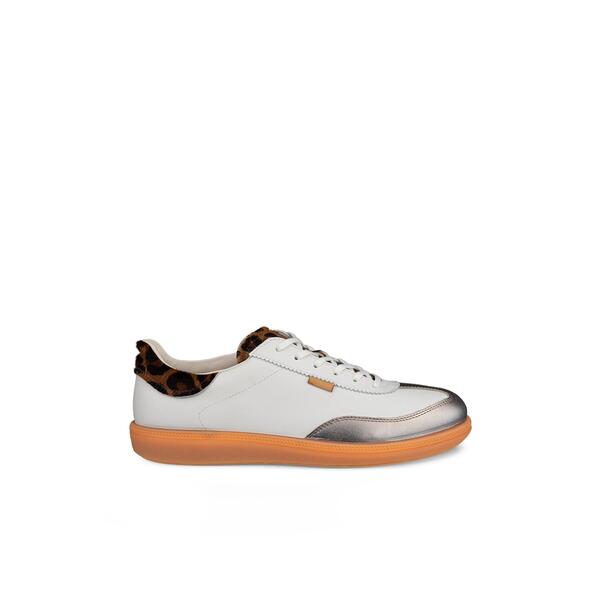 山びこ レディース シューズ スニーカー Ecco Women\u0027s Courtrainers Gravel/White 白いこと