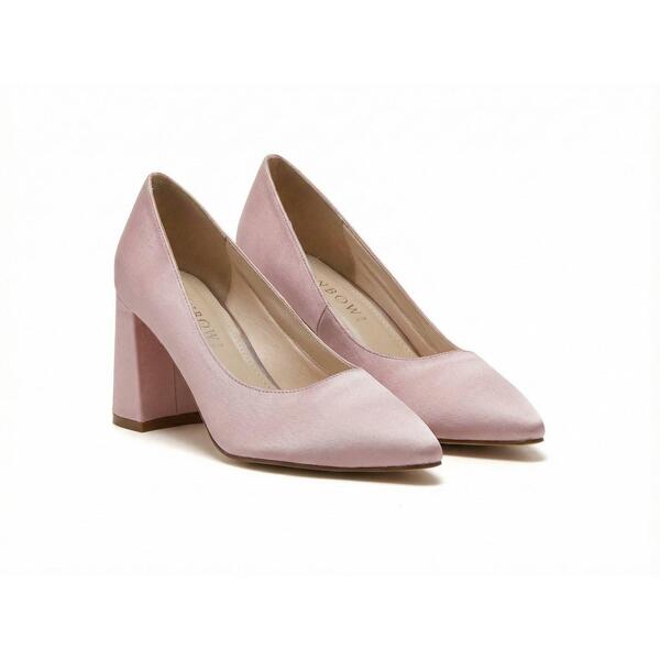 虹霓 レディース シューズ パンプス Rainbowomen\u0027s Block Court Shoes Dusk Rose