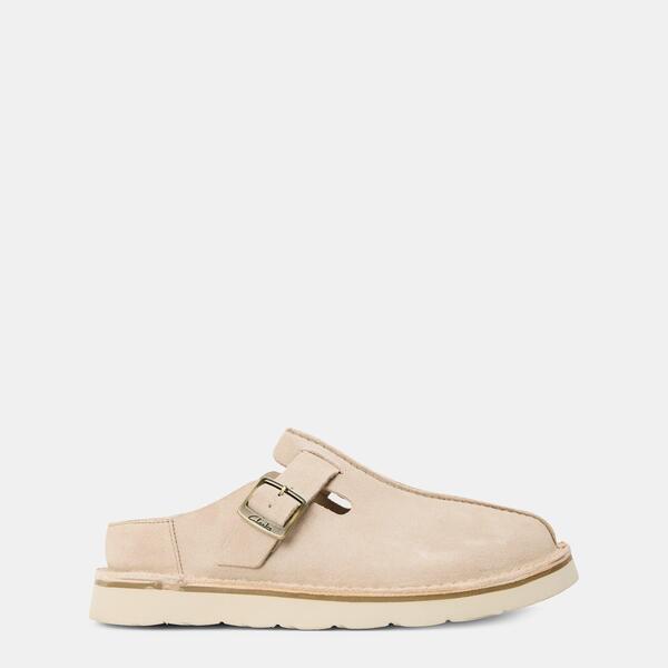 クラークス レディース シューズ パンプス Clarks Women\u0027solsbury Flat Mulesand Suede 砂子