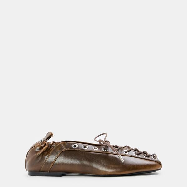 ガニー レディース シューズ パンプス Ganni Women\u0027s Ballet Pumps Dark Olive オリーブ