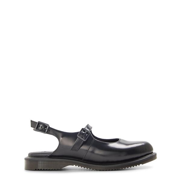 お医者さんマーチン レディース シューズ パンプス Dr Martens Madaline Mary Jane Rub Off Sling Back Shoes Black Polish 黒いこと