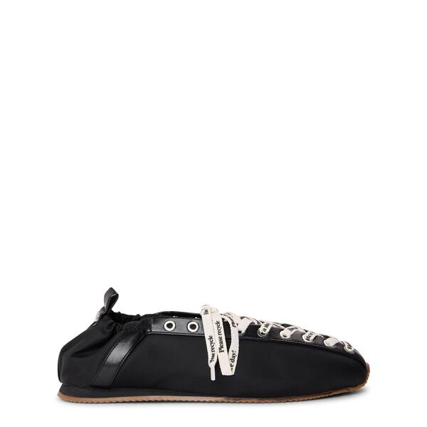ガニー レディース シューズ パンプス Ganni Women\u0027sporty Ballerina Ballet Pumps Black 黒いこと