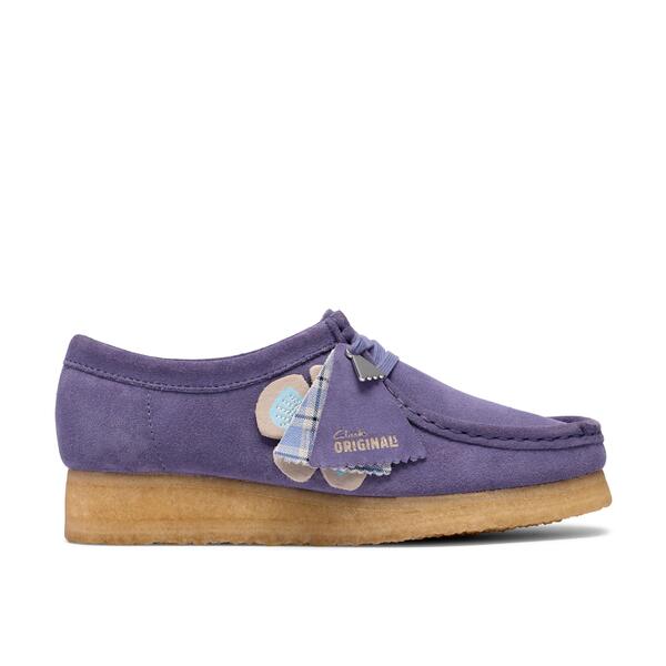 クラークス レディース シューズ パンプス Clarks Originals Women\u0027s Moc Toe Formal Shoes Purple Interest パープル