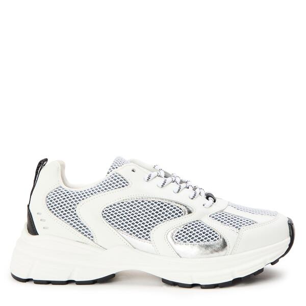 スティーブ マデン レディース シューズ スニーカー Steve Madden Women\u0027s Plaja Low-Top Trainers White/ Silver 白いこと