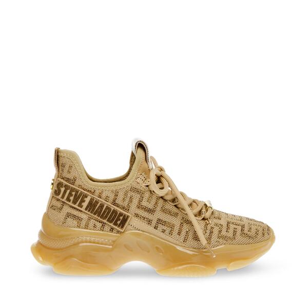 スティーブ マデン レディース シューズ スニーカー Steve Madden Maxoutraine Ld99 Gold ゴールド