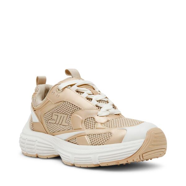 スティーブ マデン レディース シューズ スニーカー Steve Madden Power 1 Train Ld99 Gold / White 白いこと