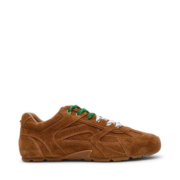 スティーブ マデン レディース シューズ スニーカー Steve Madden Womens Asiel Trainers Camel Suede 駱駝