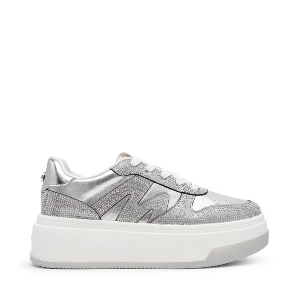 スティーブ マデン レディース シューズ スニーカー Steve Madden Dynamo-R Trai Ld99 Silver しろがね色