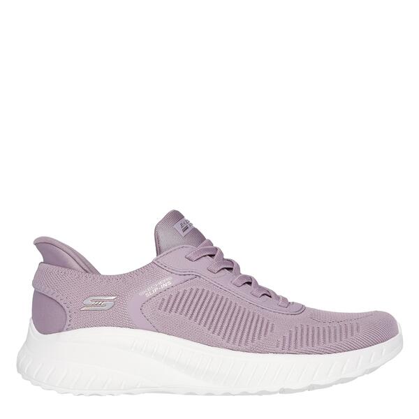 スケッチャーズ レディース シューズ スニーカー Skechers Women\u0027s Bobsquad Chaos Current Muse Slip-On Trainers Lavender ラベンダー