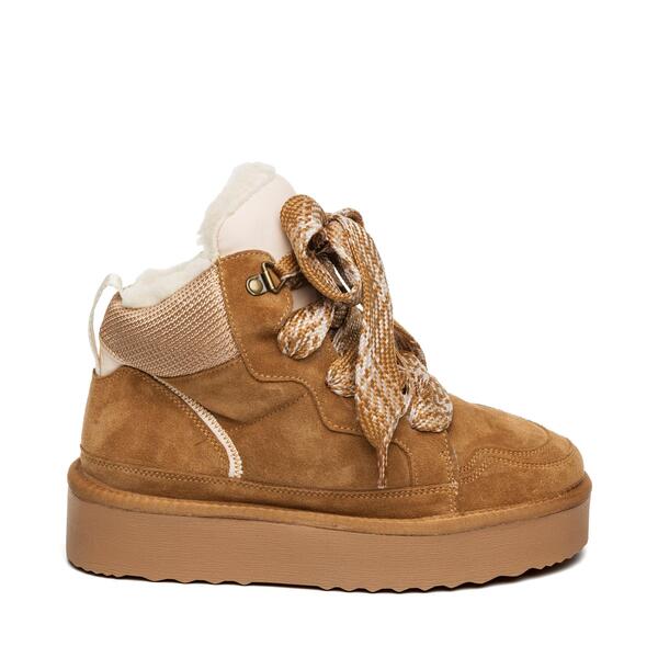 スティーブ マデン レディース シューズ スニーカー Steve Madden Paci Trainer Ld99 Chestnut Suede