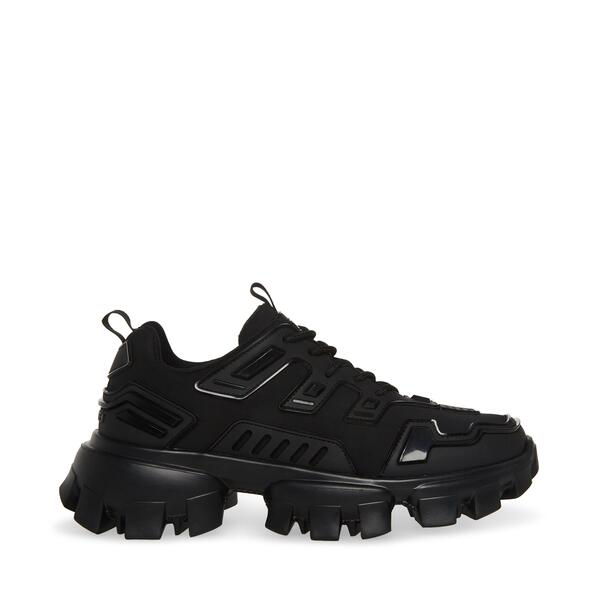 スティーブ マデン レディース シューズ スニーカー Steve Madden Prize Trainer Ld99 Black 黒いこと