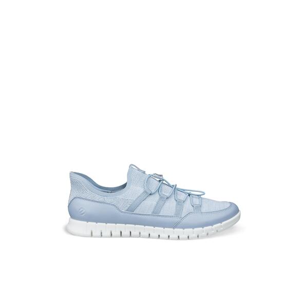山びこ レディース シューズ スニーカー Ecco Women\u0027s Low-Top Trainers Dusty Blue 青色