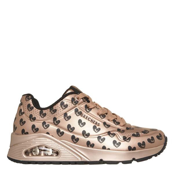 スケッチャーズ レディース シューズ スニーカー Skechers Women\u0027s Casualow-Top Trainers Rose Gold ゴールド