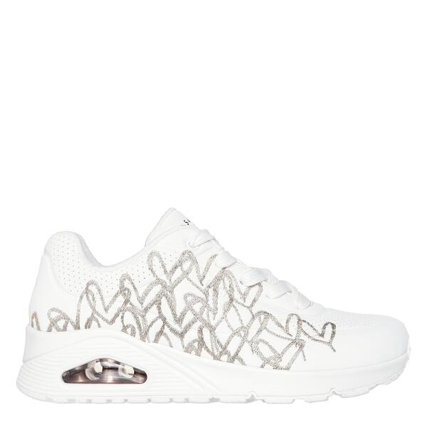 スケッチャーズ レディース シューズ スニーカー Skechers Women\u0027s Goldcrown Mylar Embroidery Low-Top Trainers White/RoseGold 白いこと