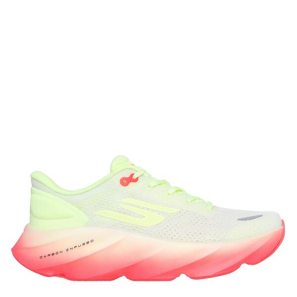 スケッチャーズ レディース シューズ スニーカー Skechers AERO Burst Running Shoes Womens White/Yellow 白いこと