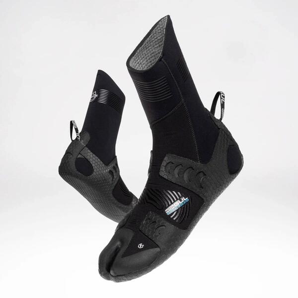 グル メンズ シューズ ブーツ・レインブーツ Gul FLEXOR 4/3/2MM SPLITOE WETSUIT BOOT Recore/Black ブラック|ReVida 店