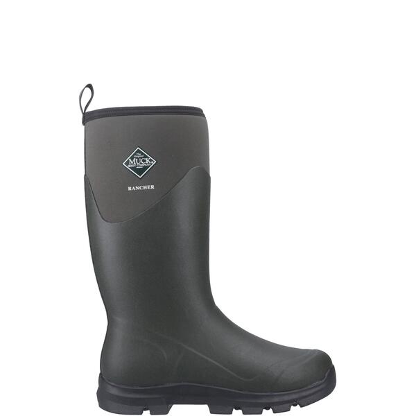 ムックブーツ メンズ シューズ ブーツ・レインブーツ Muck Boots Rancher Wellington Olive オリーブ