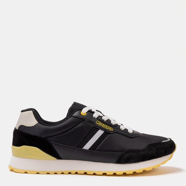 カッパ メンズ シューズ スニーカー Kappa DR Trainers Mens Black/Yellow 黒いこと