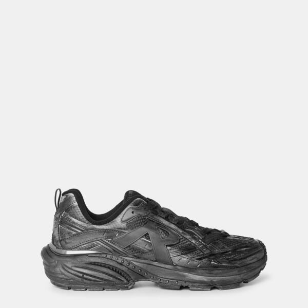 リプレゼント メンズ シューズ スニーカー Represent Men\u0027s Chunky Trainers Dye Off Black 黒いこと