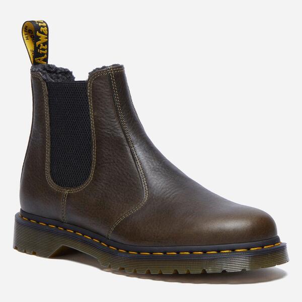 お医者さんマーチン メンズ シューズ ブーツ・レインブーツ チェルシー Dr Martens 2676 Warmwair Lined Chelsea DMs Olive オリーブ