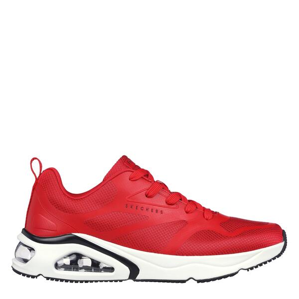 スケッチャーズ メンズ シューズ スニーカー 刷り上げる メッシュ オーバーレイ Skechers Men\u0027s Mesh Print Overlay Low-Top Trainers Red 赤いこと
