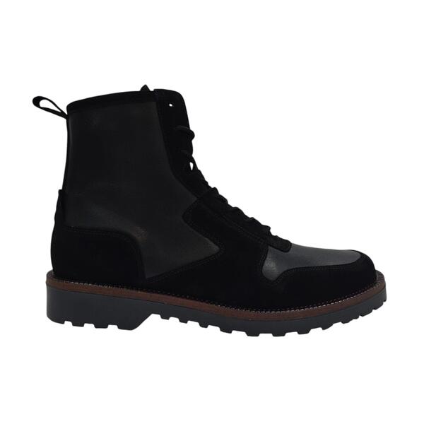 ファイヤートラップ メンズ シューズ ブーツ・レインブーツ アンクル スピード競技 なめし革 Firetrap Men\u0027s Akashi Leather Ankle Lace Up Hiker Boots Black 黒いこと
