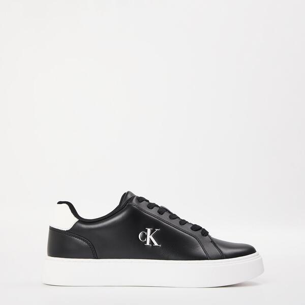 カルバンクライン メンズ シューズ スニーカー Calvin Klein Men\u0027s CK L Classicup Low-Top Trainers Black/White 白いこと