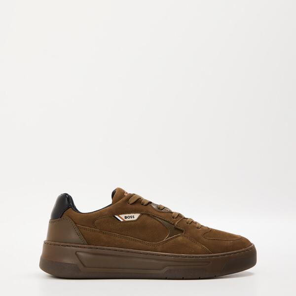 雇い主 メンズ シューズ スニーカー Boss Men\u0027s Low-Top Trainers Dark Green 緑であること