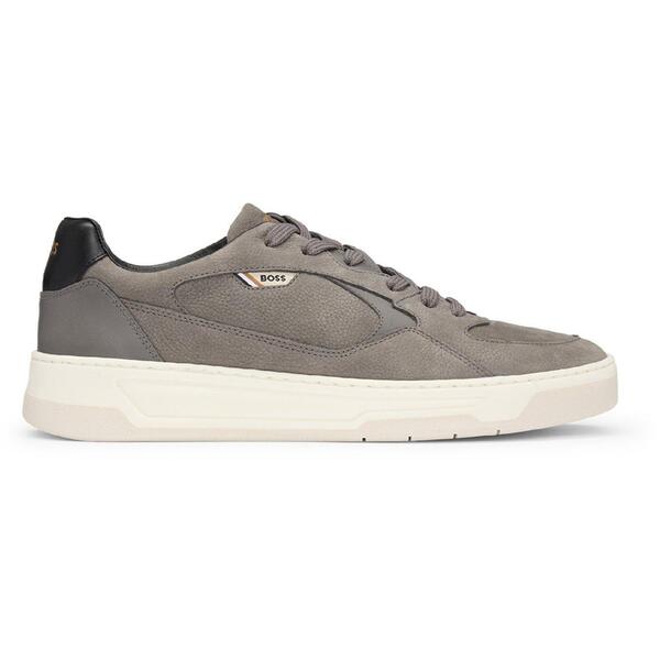 雇い主 メンズ シューズ スニーカー Boss Men\u0027s Low-Top Trainers Medium Grey 薄墨色