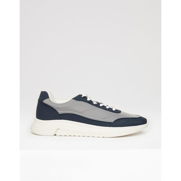 スリードベア メンズ シューズ スニーカー Threadbare Men\u0027s Ariba Trainer Casualow-Top Trainers Navy 米国海軍