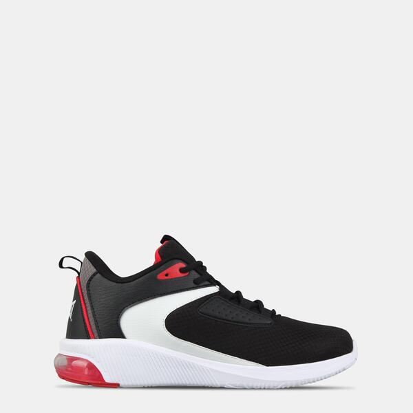 エバーラスト メンズ シューズ スニーカー Everlast Men\u0027swish Lightweight Basketball Trainers Blk/White/Red 白いこと