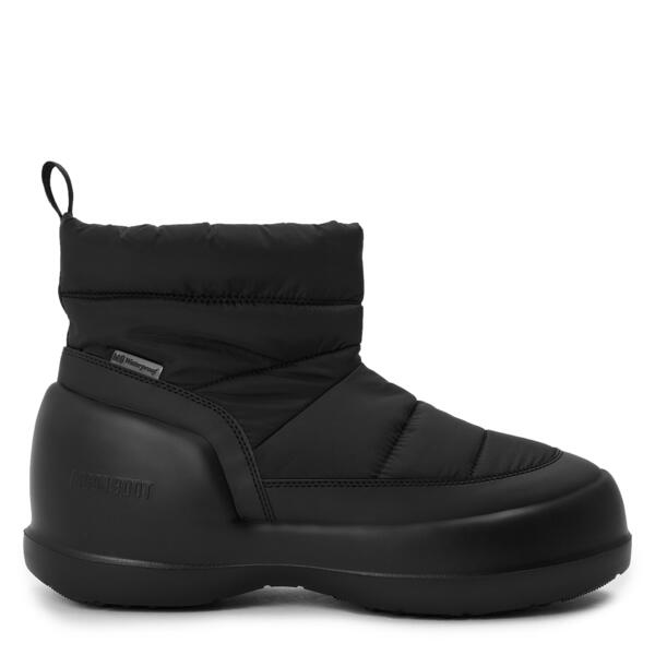 お月さまブーツ メンズ シューズ ブーツ・レインブーツ Moon Boot Men\u0027s Mezzaluna Snow Boots Black 黒いこと
