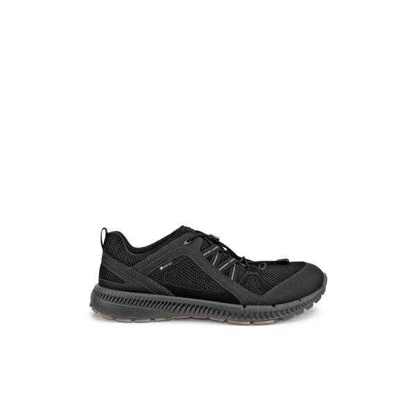残響音 メンズ シューズ スニーカー Ecco Men\u0027s Waterproof Walking Shoes Black 黒いこと